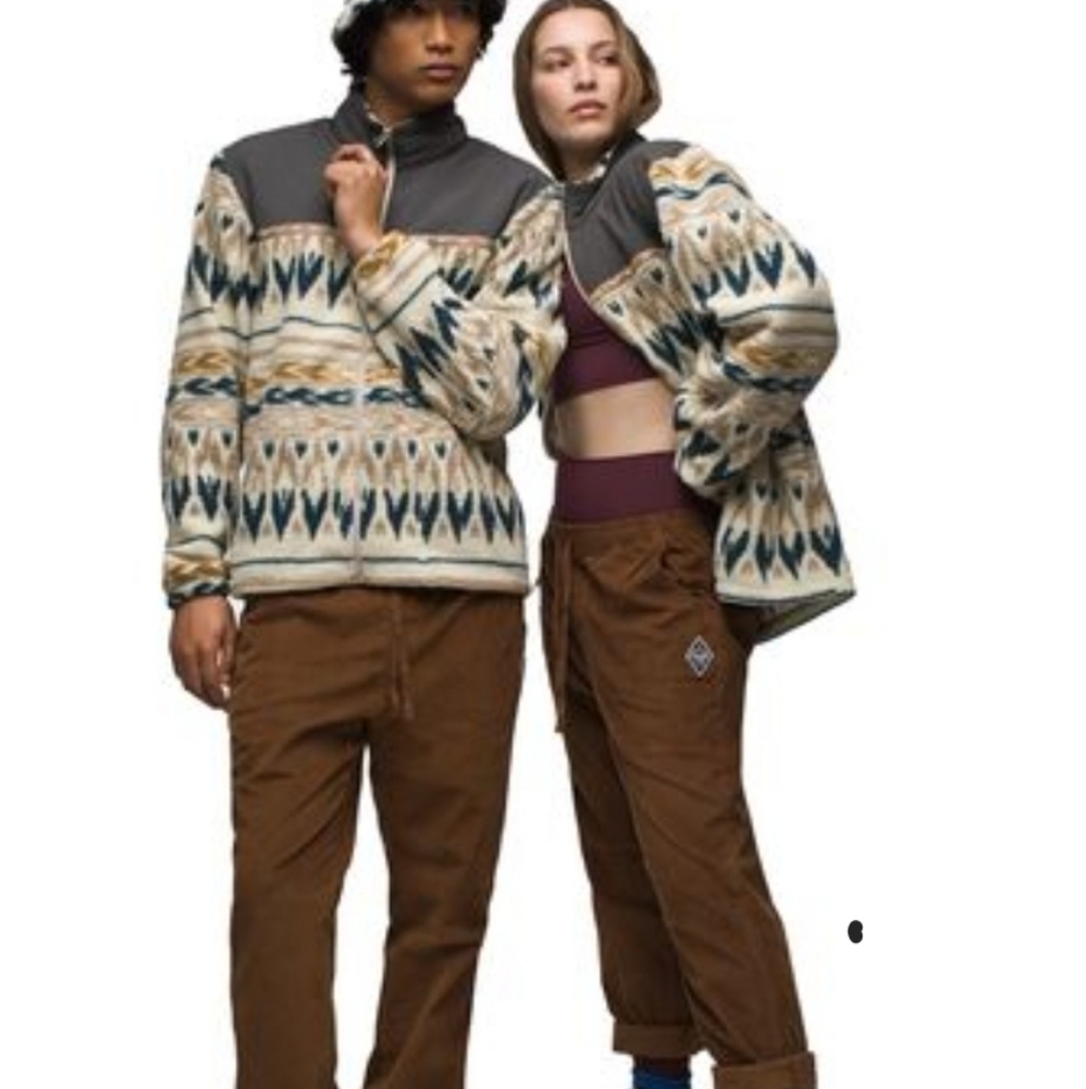 Prana Fleece Zip Up Unisex M